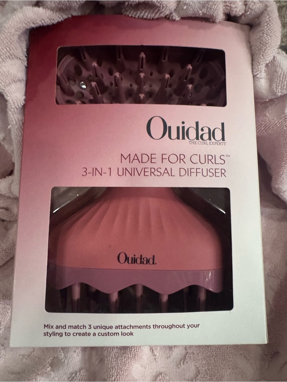 Ouidad Made for Curls 3-in-1 Universal Diffuser - Pink